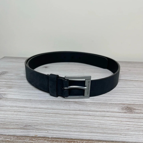 Calvin Klein Men’s Smooth Harness Buckle Belt Size 48 - Picture 2 of 8